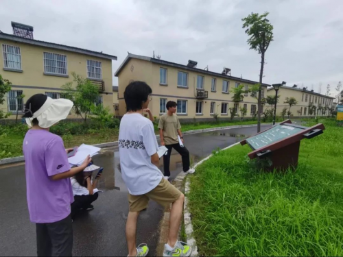 三江学院建筑学院开展暑期“三下乡” ，乡村文化墙调研及优化提升设计活动